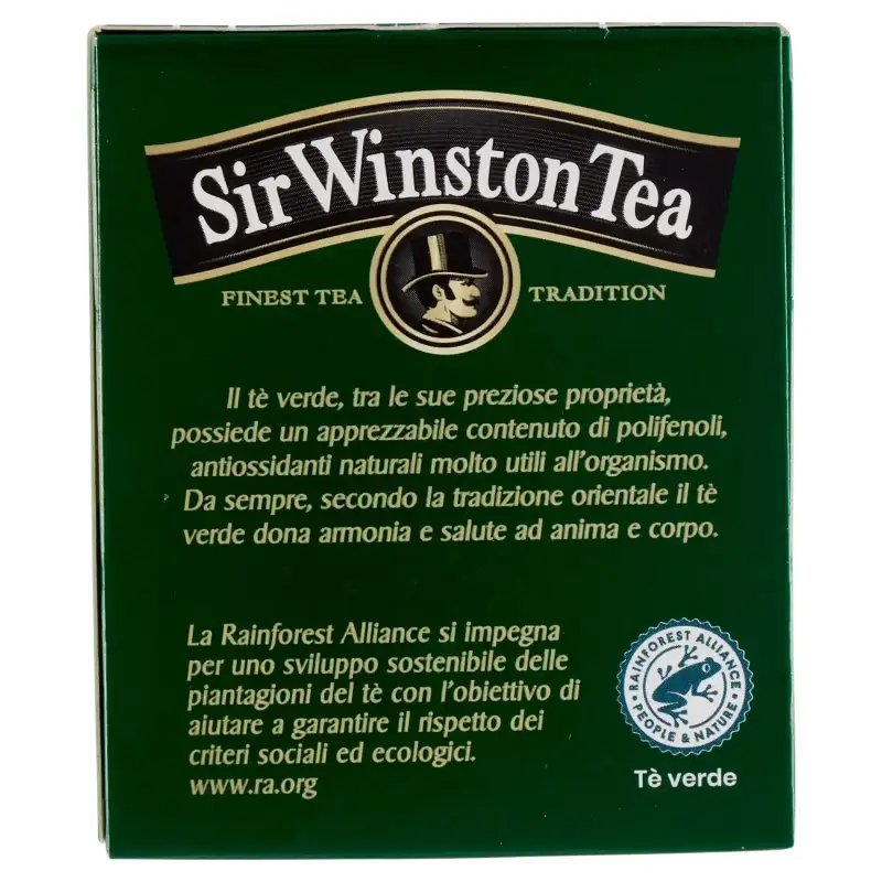Sir winston Tea Ceai Verde Matcha 20 plic, Bax 12 buc